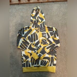NIKE Men’s sportswear all over print futura club hoodie